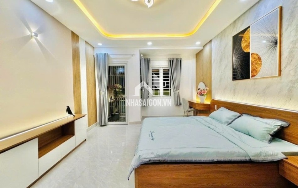 Bán nhà đẹp Hẻm đường Phạm Văn Chiêu Phường 16 Gò Vấp 36m2 Full Nội Thất